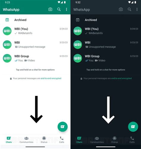 ultima version de whatsapp beta 2023